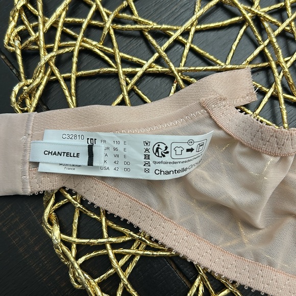 Chantelle Rive Gauche Full Coverage Unlined Bra in Nude Cappuccino.  Size 42DD - Picture 8 of 8